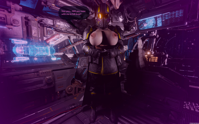 3d abs arm_up armor_boots armwear balls battle_suit belly_button boot box combat female flushed flushed_face headgear helldivers helldivers_2 helmet huge_ass huge_balls huge_breasts huge_butt huge_cock huge_nipples huge_testicles huge_thighs large_areolae large_ass large_balls large_breasts large_butt large_penis large_thighs larger_female larger_futanari masked masked_face masked_female motorcycle_helmet muscle muscle_girl muscles muscular muscular_arms muscular_female muscular_futanari muscular_legs muscular_thighs open_legs six_pack speech_bubble standing tattoo tattoos text text_focus vinesenia weapon_over_shoulder