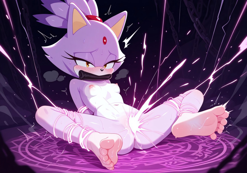 Blaze The Cat (Sonic (Series)) Rule 34 Image