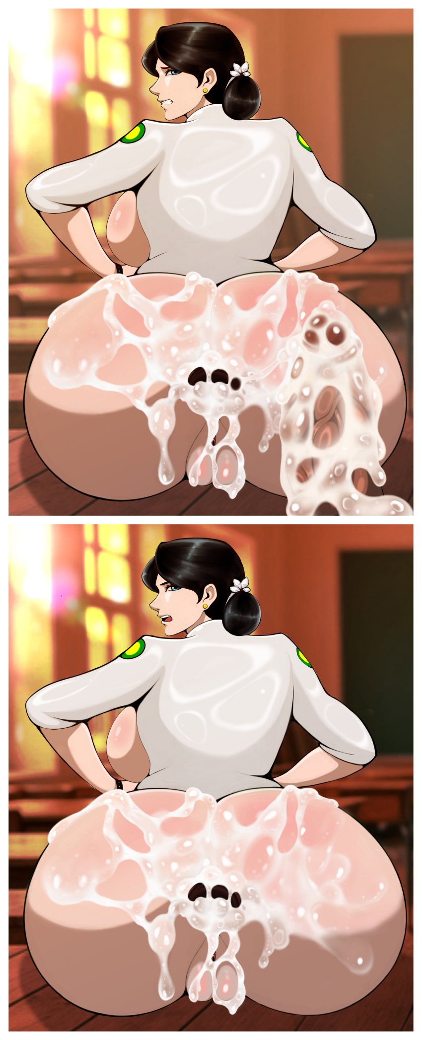 1boy 1girls 2d 2d_(artwork) anal anal_sex angry_expression angry_face anus ass_lick ass_licking big_ass big_breasts big_butt big_penis burma burmese burmese_teacher closed_eyes clothes college comic comic_panel cum cum_drip cum_in_ass cum_on_ass female female_focus female_only finger_fuck fingering fingers from_behind hand_on_ass handjob high_quality high_resolution highres htetlin looking_at_another looking_at_partner looking_at_viewer looking_back lower_body medibang_paint_(artwork) medibangpaint myanmar_(burma) myanmar_teacher nice_ass nice_view oc on_table open_eyes pannel perfect_ass perfect_legs pussy saliva school school_desk school_uniform sex sexy sexy_body sexy_pose student_and_teacher student_fucking_teacher teacher teacher_and_student teacher_outfit torn_clothes uniform