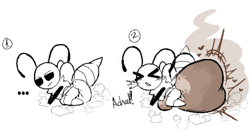 antennae_(anatomy) anthro arthropod bee blush bug_fables closed_eyes clothed clothing diaper diaper_only ellipsis emanata excessive_feces fairyfudge feces female heart_symbol hymenopteran hyper hyper_feces hyper_soiling insects moonsprout_games neck_tuft scat scat sequence sketch sneeze soiled_diaper soiling soiling_diaper solo stinger stink_fumes tail topless tuft unclean_diaper used_diaper vi_(bug_fables) wearing_diaper wings