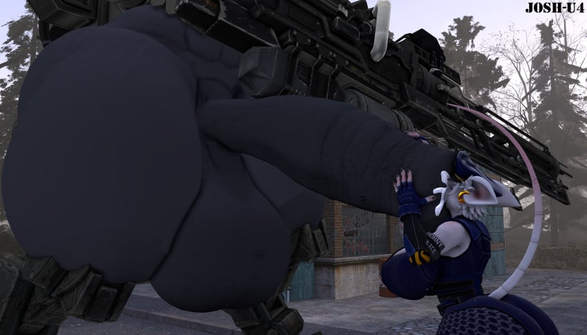 3d extreme_size_difference face_on_penis female holding_weapon huge_balls huge_cock hugging hugging_penis josh-u4 legion_(titanfall) massive_balls massive_penis mecha minigun officer_flint_(foretbwat) on_top police police_hat police_uniform precum rat robot size_difference sucking sucking_foreskin tail thick_ass thick_thighs titanfall titanfall_2 weapon white_hair