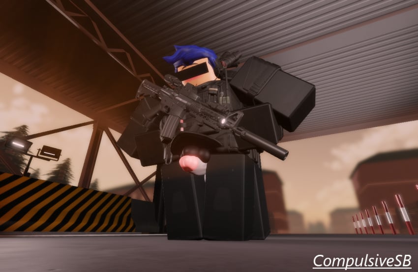 2males 3d artist_name black_uniform checkpoint cock_between_ass cock_between_legs commander compulsivesb femboy happy male male_only military military_clothing military_pants military_uniform penis_between_ass penis_between_legs penis_under_clothes roblox roblox_avatar robloxian self_upload soldier soldier_uniform