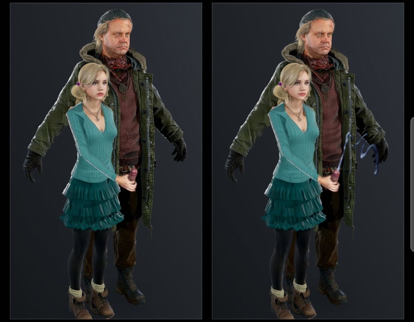 3d age_difference cumshot deviantart erection handjob holding_penis jack_fiddler jessica_riley male/female old_man older_man_and_teenage_girl pigtails supermassive_games until_dawn younger_female