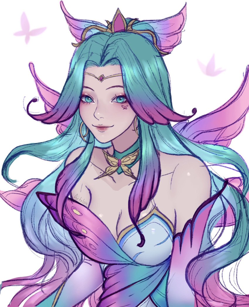 1girls artelsia faerie_court_seraphine faerie_court_series female female_focus female_only league_of_legends seraphine_(league_of_legends)