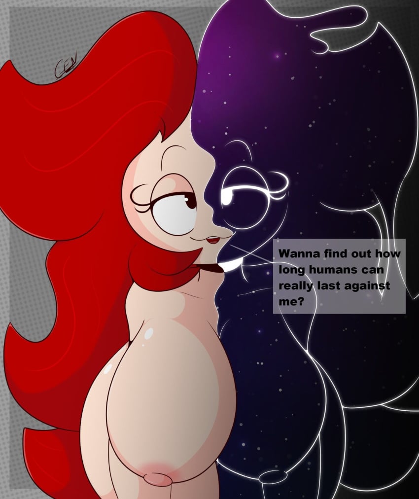 big_breasts gaotherart girl oc presenting_breasts space space_girl