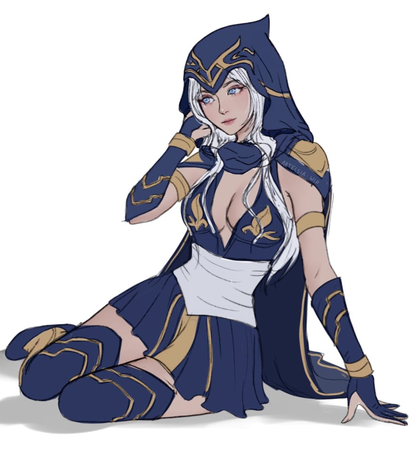 1girls artelsia ashe_(league_of_legends) female female_focus female_only league_of_legends