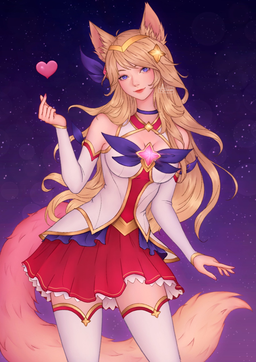 1girls ahri artelsia female female_focus female_only league_of_legends star_guardian_ahri star_guardian_series