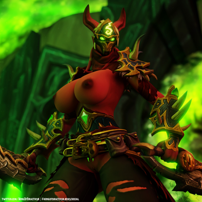 3d blizzard_entertainment breasts draenei draenei_female eredar eredar_female kingofdracthyr tagme warcraft world_of_warcraft