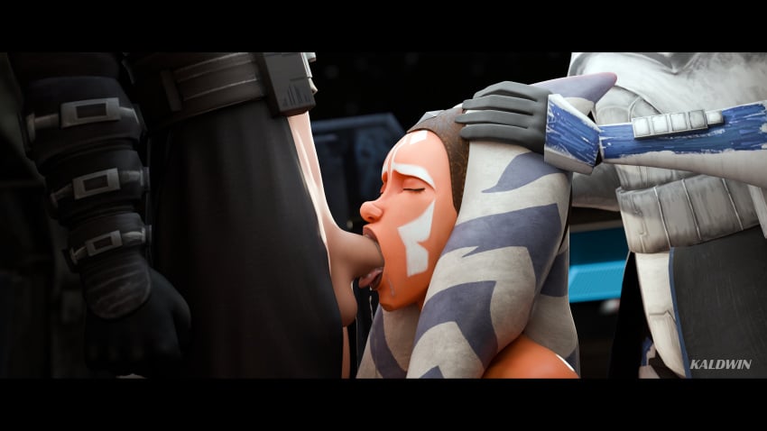 1girls 2024 2boys 3d 3d_(artwork) ahsoka_tano airress3d_(3d-modeller) alpha_male anakin_skywalker armor assisted_fellatio balls blender blowjob captain_rex clone_trooper clone_wars closed_eyes cum cum_drip cum_dripping cum_dripping_from_mouth cum_in_mouth cum_inside deepthroat duo erect_penis erection face_markings facial_markings fellatio hand_on_head hands_on_head headwear highres horny horny_female interspecies jedi jedi_knight kaldwin lekku lekku_(anatomy) light-skinned_male light_skin lucasfilm male male/female nude nude_female on_floor on_knees oral oral_creampie oral_penetration oral_sex orange_body orange_skin partial_male penis penis_out side_view standing star_wars sucking sucking_penis teacher_and_student the_clone_wars:_season_seven togruta tongue tongue_out topless trio unseen_male_face watermark widescreen