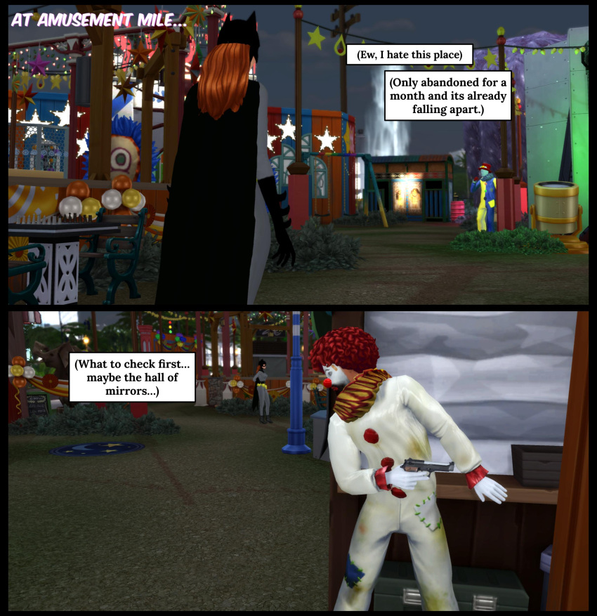 3d barbara_gordon batgirl batman_(series) comic comic_page dc dc_comics devious_desires deviousdesires page_2 pof3445 red_hair sims4 the_sims_4