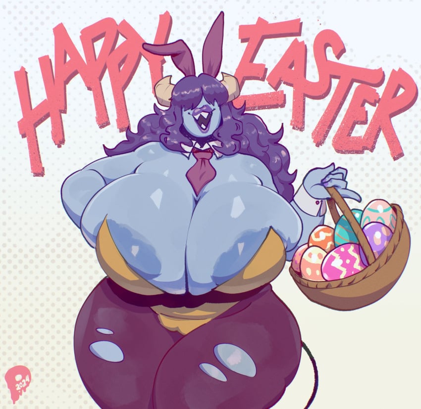 areolae bangs bangs_over_eyes big_breasts breasts bunny_girl bunnysuit cameltoe curvaceous curvy curvy_body curvy_hips curvy_milf curvy_thighs easter easter_egg eggs exposed_nipples female hair_over_eyes huge_breasts large_breasts mature_female milf pantyhose peculiart plump slightly_chubby sue_(peculiart) thick_thighs voluptuous voluptuous_female wide_hips