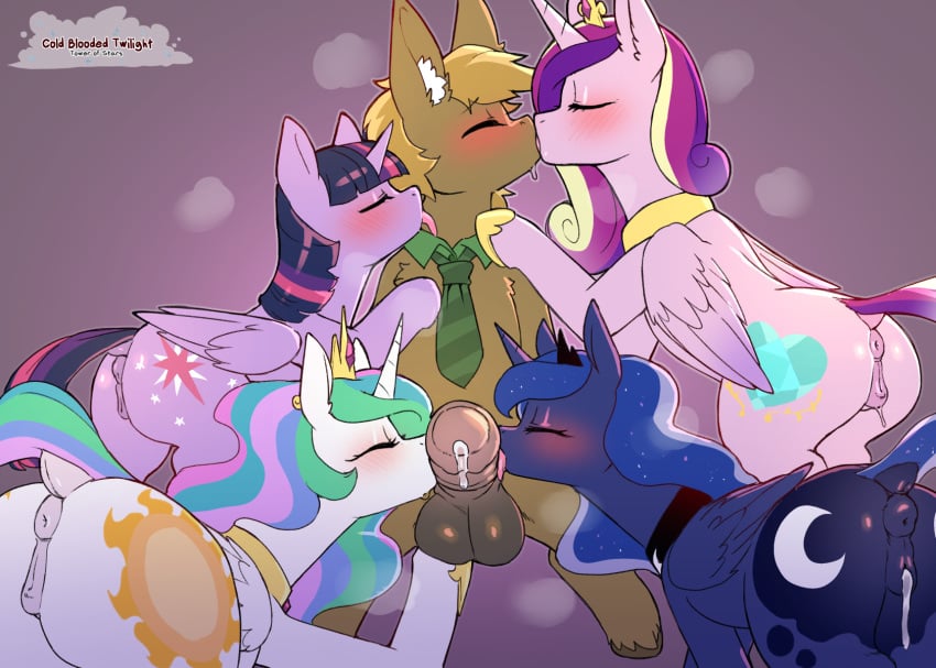 1boy 4girls alicorn animal_genitalia animal_penis anus ass balls blush cold-blooded-twilight equid equine equine_genitalia equine_penis eyelashes fan_character female feral friendship_is_magic genitals group harem hasbro hi_res horn indirect_incest kissing licking male male/female mammal my_little_pony mythological_creature mythological_equine mythology penis princess_cadance_(mlp) princess_celestia_(mlp) princess_luna_(mlp) pussy siblings sister sisters teamwork tongue trio twilight_sparkle_(mlp) wings