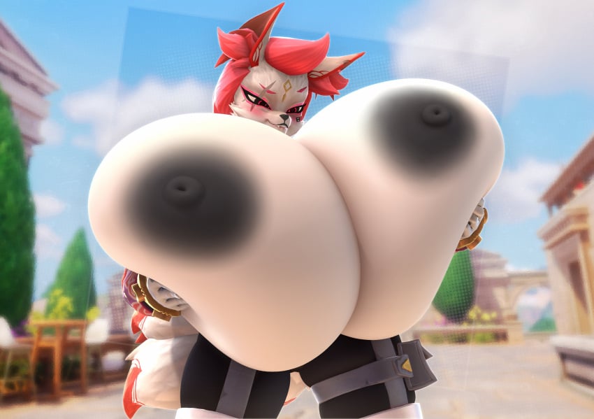 3d 3d_(artwork) big_breasts breasts fortnite huge_breasts kimiko_(fortnite) not_person420 person-420 thick_thighs wide_hips