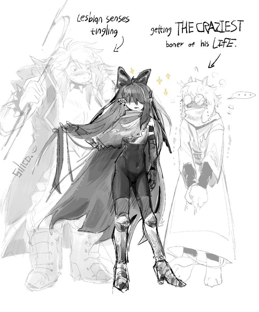 artist_request boybutter deltarune erection hiding_erection horny kris_(deltarune) kris_female_(deltarune) ralsei ralsei_(deltarune) suggestive susie_(deltarune) wants_to_fuck