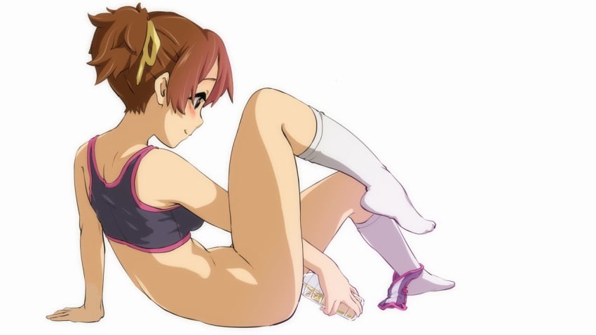 1girls ass bottomless bottomless_female clothing container_urination female female_only human human_only k-on! lunalu9 panties peeing peeing_in_bottle peeing_into_container sitting_pee solo tagme ui_hirasawa_(k-on!) underwear urinating_female urine urine_in_container