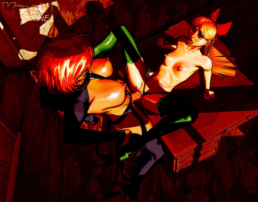 1futa 1girls blossom_(powerpuff_girls) breasts dickgirl fabalex female futa_on_female futanari intersex kras krashzone legio nipples penis powerpuff_girls pussy sara_bellum sex teenager vaginal_penetration