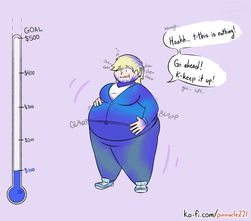 big_breasts blueberry_inflation breasts character_request donation_drive female huge_breasts inflation pinnacle22 tagme thick_thighs wide_hips