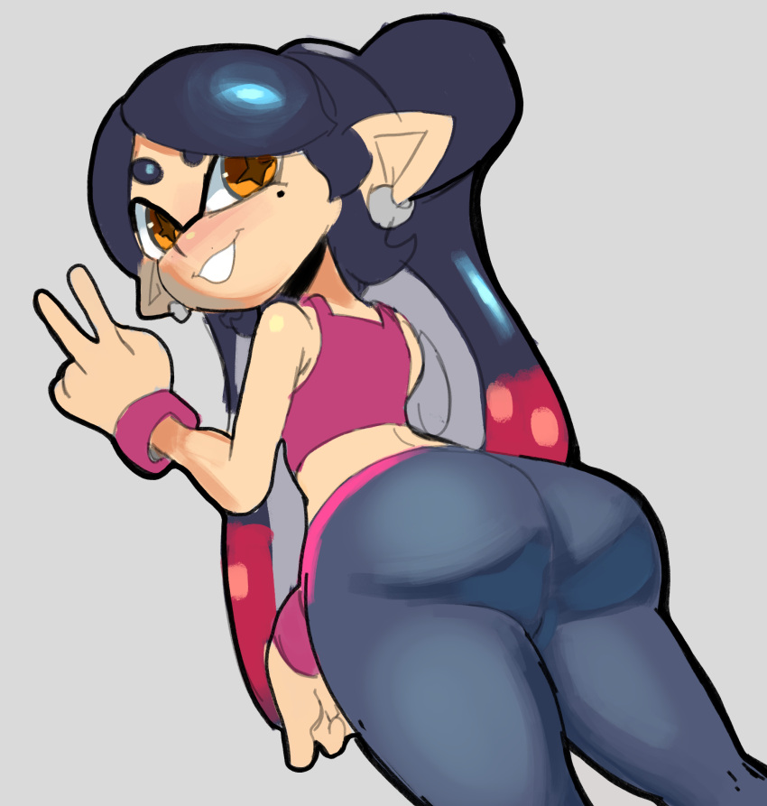 1girls ass big_ass callie_(splatoon) justdavefnd pants splatoon