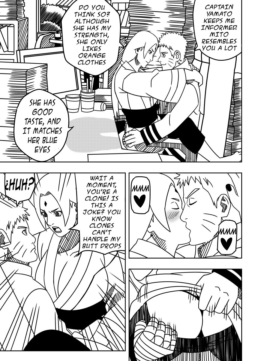 1boy 1girls ass barefoot before_sex big_ass big_breasts blush boruto:_naruto_next_generations breasts cheating cheating_husband cleavage clone comic dialogue english_text female g-string gilf hokage_office huge_ass huge_breasts indoors interrupted interrupted_sex kissing long_hair looking_at_another male mature mature_female mature_woman milf naruto naruto_(series) netorare ninrubio no_bra no_bra_under_clothes ntr panties pulled_by_self sex shadow_clone short_hair sitting sitting_on_lap sitting_on_person story straight text tsunade undressing uzumaki_naruto voluptuous