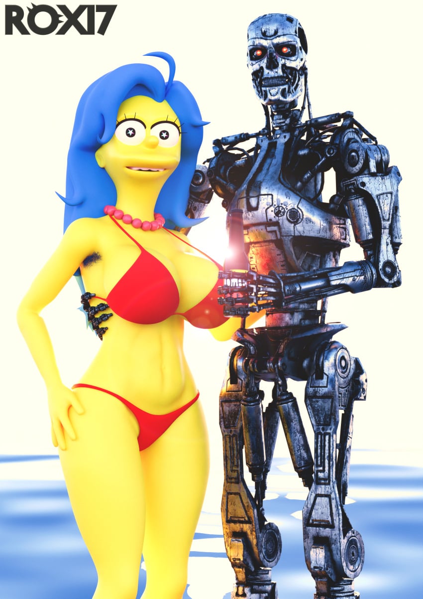 Marge Simpson (Terminator) Rule 34 Image