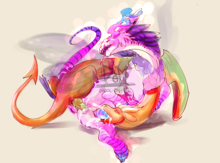 coatl_dragon dragon flight_rising male oral serpentine_body serpentine_dragon yaoi