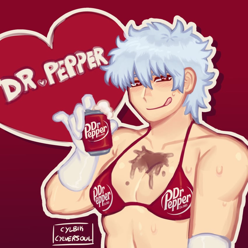 Gintoki Sakata (Dr. Pepper) Rule 34 Image
