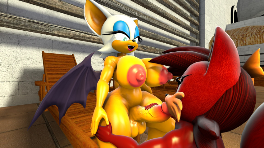 3d 3d_model anthro bad_3d balls bat big_breasts big_penis breasts canine dickgirl duo erect_nipples erection fellatio female fiona_fox fox futa_on_female futanari hand_on_thigh hi_res intersex intersex/female lowkeydiag mammal mobian mobian_(species) mobian_bat nipples nude oral penis rouge_the_bat sega sex sonic_(series) sonic_adventure_2 sonic_the_hedgehog_(series) thick_thighs