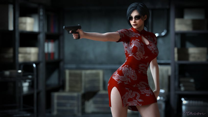 1girls 3d ada_wong big_ass big_breasts big_thighs breasts curvaceous curvy curvy_figure female hips hourglass_figure light-skinned_female light_skin mature mature_female otacon212 resident_evil resident_evil_2 resident_evil_4 slim_waist thick thick_hips thick_legs thick_thighs thighs voluptuous waist wide_hips