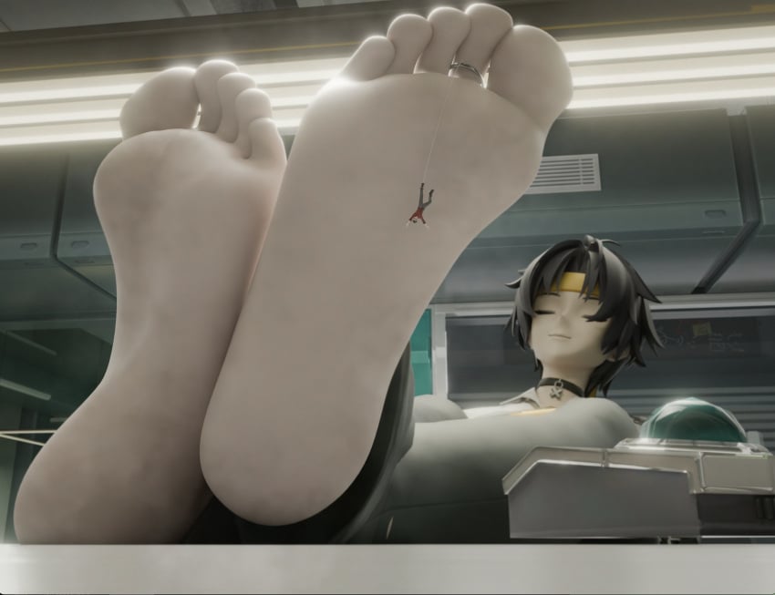 3d 3d_render asaba_harumasa boy_feet feet feet_up foot_fetish giant_feet macro micro twink zzz