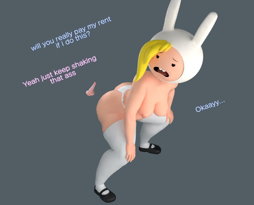 adventure_time ass_focus big_ass big_butt big_thighs blonde_female blonde_hair breasts bubble_ass bubble_butt curvaceous curvy curvy_female fat_ass female fionna_and_cake fionna_the_human_girl heperson hips kneehighs panties shaking_butt socks thick thick_ass thick_butt thick_hips thick_thighs thigh_socks thighhighs thighs twerk twerking voluptuous voluptuous_female white_panties