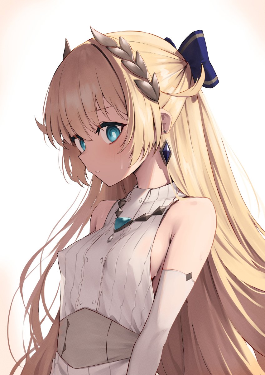 blonde_hair blue_eyes blush epic7 karadborg little_queen_charlotte_(epic7) small_breasts tagme