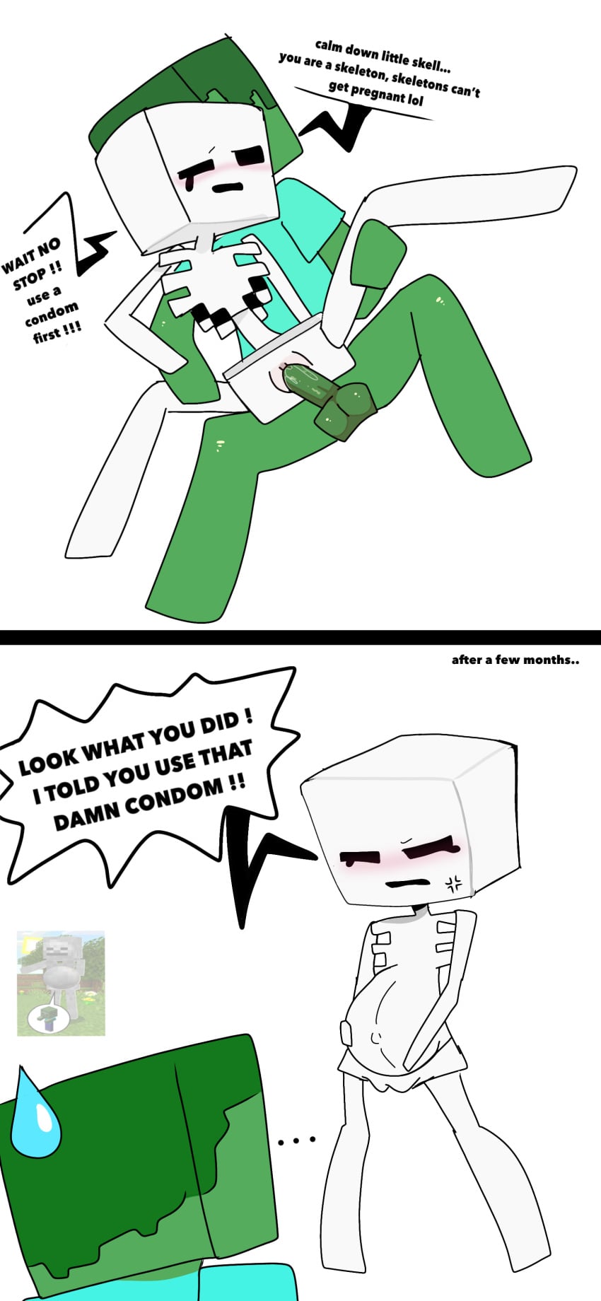 Skeleton (Minecraft) Rule 34 Image