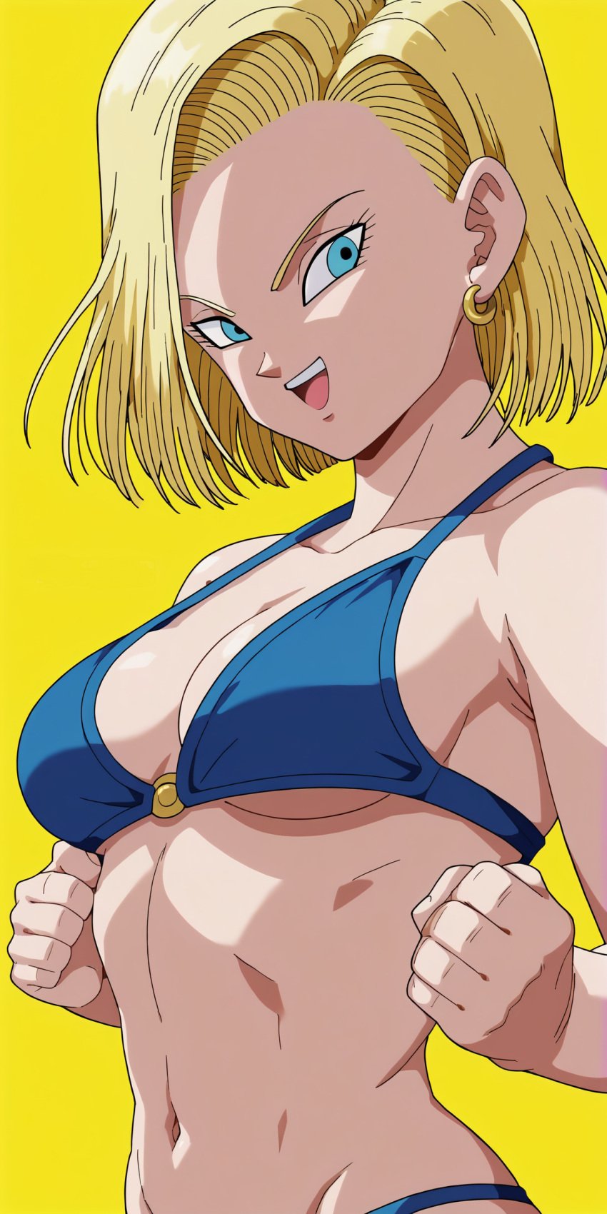 accurate_art_style ai_generated android android_18 android_girl anime anime_style beach beach_background beautiful big_ass big_breasts big_butt blonde_female blonde_hair blonde_hair curvy curvy_body curvy_female curvy_figure curvy_hips dragon_ball dragon_ball_z  female female female_only hips_grab laying laying_on_sand laying_on_side legs legs_together pixiv sexy sexy_pose thick_thighs touching_hip touching_leg touching_legs wide_hips ai_generated miyaji_ai miyaji_ai_(artist) tagme