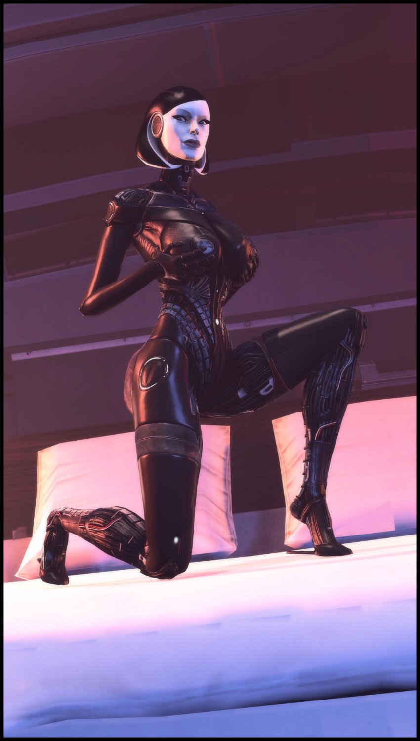 bedroom_eyes edi foab30 mass_effect robot robot_girl robot_humanoid solo_female