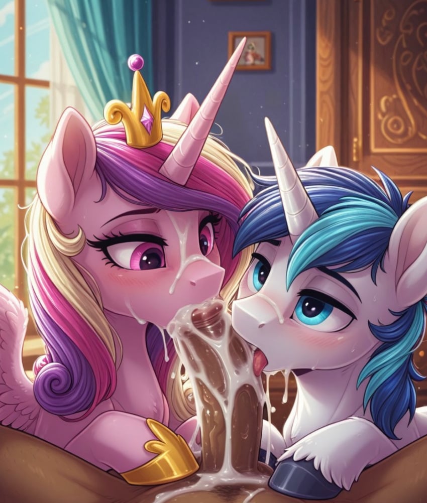 1female 1girls 2boys ai_assisted ai_generated alicorn anthro anthro_female anthro_femboy anthro_focus anthro_male bedroom bedroom_background bedroom_setting bedroom_sex bisexual bisexual_female bisexual_male blonde_hair blowjob blowjob_pov blue_eyes blue_hair blush blush blush_lines blushing_at_viewer blushing_female blushing_femboy blushing_male canon_couple chest_fur chest_tuft civitai coloredbin.ai coloredbin_ai crown cum cum_in_mouth cumshot cumshot_in_mouth cutie_mark cyan_hair drool fellatio fellatio_from_feral fellatio_pov female female_anthro female_feral female_focus femboy femboy_feral femboy_focus friendship_is_magic front_view front_view_focus gold_crown golden_crown hooves horn horse_boy horse_ears horse_girl horse_tail horsegirl humanoid humanoid_male indoor_sex indoors licking licking_cock licking_dick licking_penis licking_shaft long_cock long_dick long_hair long_penis looking_at_cock looking_at_dick looking_at_penis looking_down male male/female male/male male_anthro male_feral male_focus male_on_anthro male_on_female male_on_femboy male_on_feral male_pov multicolored_hair my_little_pony oral oral_sex pink_body pink_eyes pink_fur pink_hair pony pov pov_crotch pov_male princess_cadance_(mlp) purple_hair royalty saliva shining_armor_(mlp) sucking_tip tail thick_cock thick_cum thick_dick thick_penis tongue tongue_out two_tone_hair unicorn unicorn_horn white_body white_fur wings