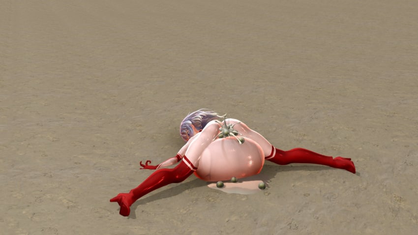 3d alien alien_girl alien_humanoid breasts egg egg_laying excessive_cum female giantess mp-7l original original_character pregnant pregnant_female thighs ultraman_(franchise) ultrawoman