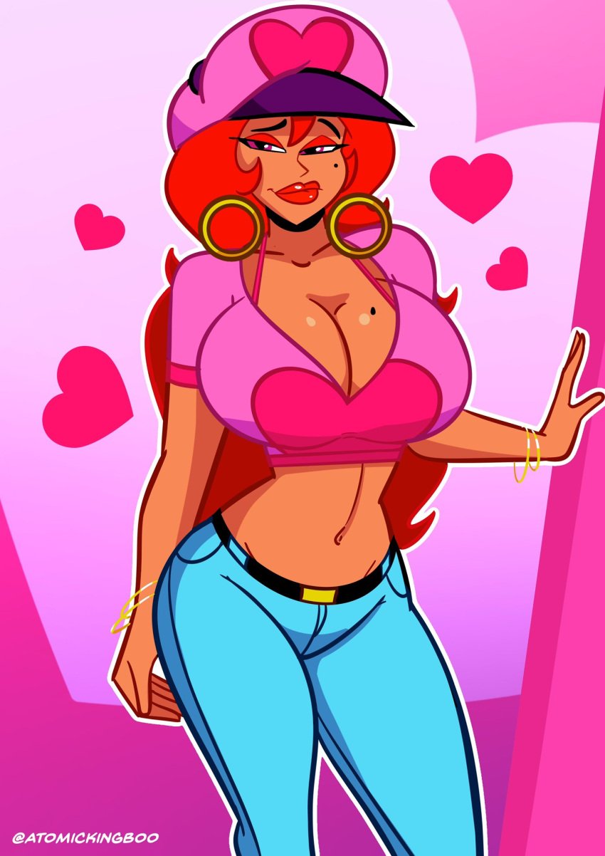 1girls 2025 artist_name atomickingboo beauty_mark big_ass big_breasts breasts bust busty chest curvaceous curvy curvy_figure digital_media_(artwork) ear_piercing earrings english english_text female female_focus hips hispanic hoop_earrings hoop_earrings_oversized hourglass_figure huge_ass huge_breasts human large_ass large_breasts latina legs mature mature_female mole mole_on_breast mole_under_eye oc original original_character pierced_ears piercing piercings red_eyes red_hair red_head slim_waist tan_body tan_skin tanned text the_besties_(atomickingboo) thick thick_hips thick_legs thick_thighs thighs valerie_valentine_(atomickingboo) voluptuous waist wide_hips