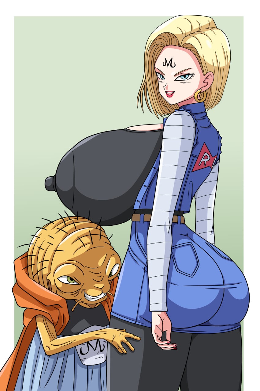 Android 18 (Dragon Ball) Rule 34 Image