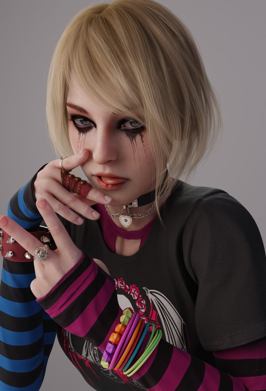 3d 3d_(artwork) ashley_graham capcom collar resident_evil resident_evil_4