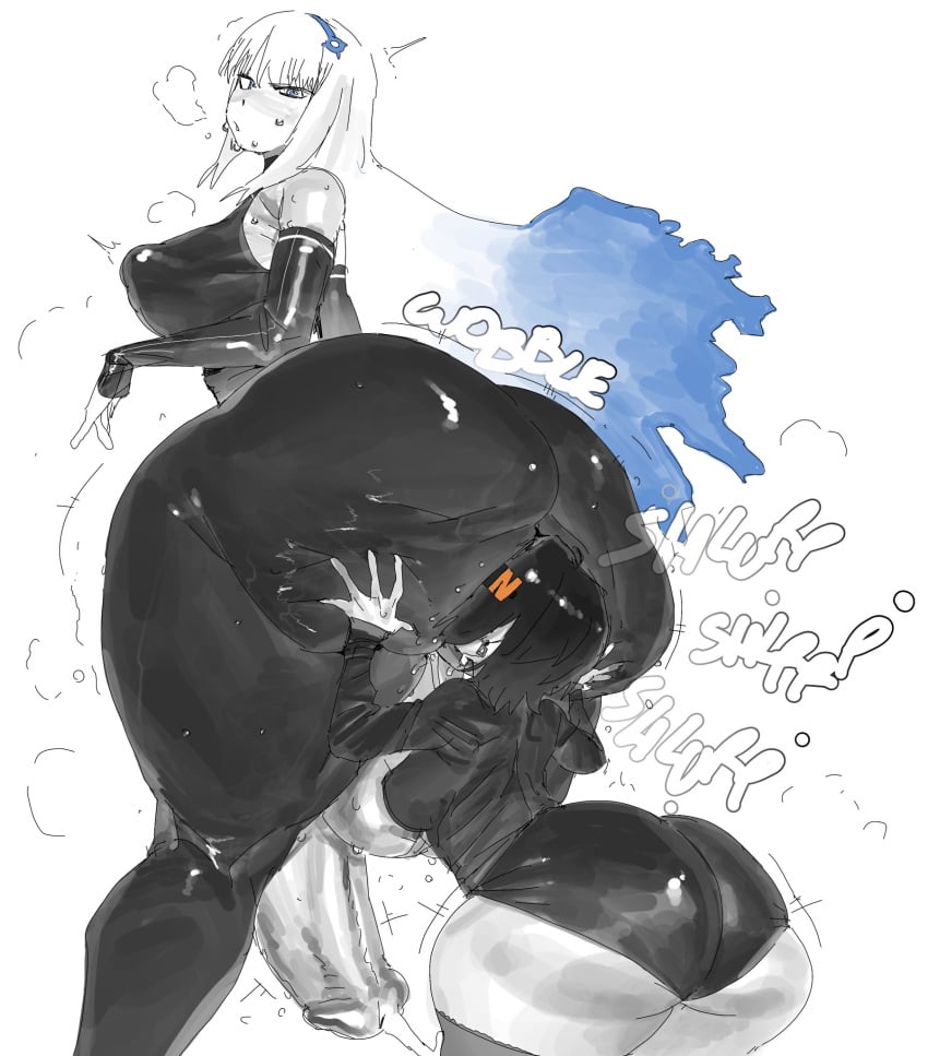 1futa 1girls 2026 2d ass balls ballsack belle_(zenless_zone_zero) black_hair bowlboxer clothed clothing cock commission dick face_in_ass fairy_(zenless_zone_zero) female futa futanari huge_ass huge_balls huge_cock intersex khentaiu long_hair penis rimming scrotum short_hair tagme testicles text thick_thighs zenless_zone_zero