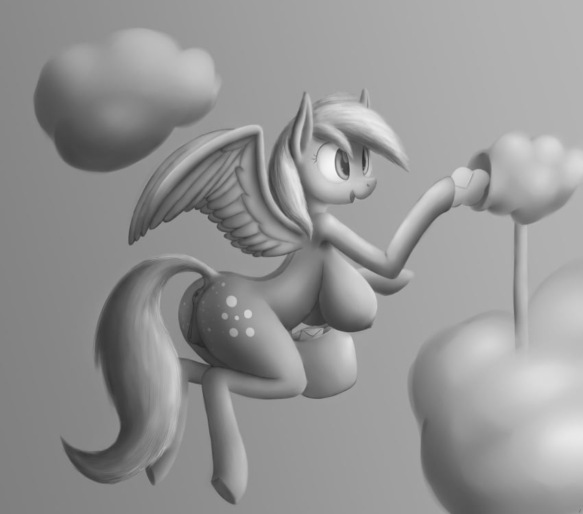 2017 anatomically_correct anatomically_correct_pussy animal_genitalia animal_pussy anus areola ass bag big_breasts black_and_white breasts cloud cutie_mark derpy_hooves equine feathered_wings feathers female flying freckles friendship_is_magic hair huge_breasts letter mailbox mammal monochrome my_little_pony nipples nude open_mouth outside pegasus pussy semi-anthro sky smile solo tg-0 wings