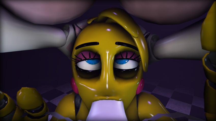 2017 3d animatronic anthro areola avian big_penis bird blue_eyes breasts canine chicken deepthroat dickgirl duo erection fellatio female five_nights_at_freddy's five_nights_at_freddy's_2 fox fucked_silly gentle_puppet group hair hi_res humanoid_penis intersex looking_at_breasts machine mammal mangle_(fnaf) non-mammal_breasts nude open_mouth oral orgasm penetration penis purple_hair robot sex smile source_filmmaker toy_chica_(fnaf) uncensored video_games