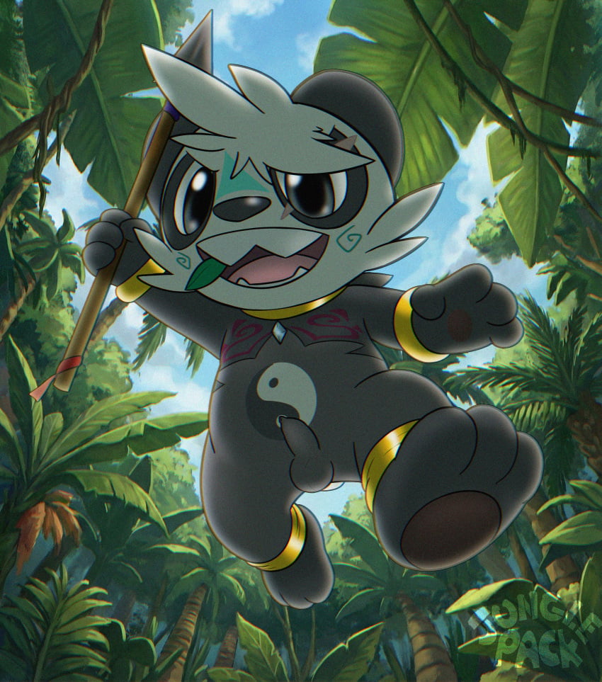 Generation 6 Pokemon (Chad The Pancham) Rule 34 Image