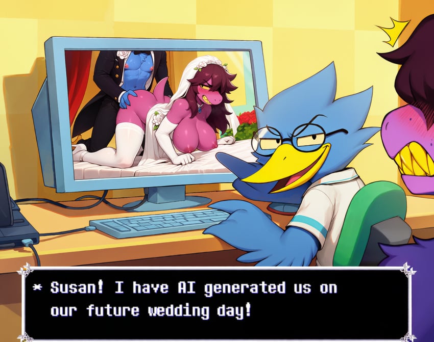 Berdly (Deltarune) Rule 34 Image