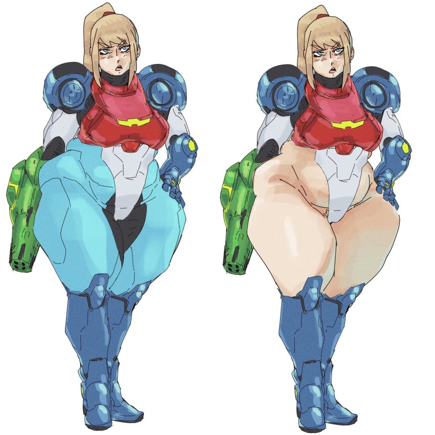 Armored Samus (Metroid) Rule 34 Image