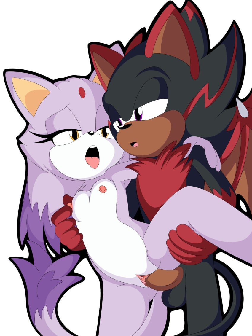 black_arms_(sonic) blaze_the_cat demon demon_tail demon_wings fan_character gold_eyes holding_leg legs_up purple_eyes sonic_(series) sonic_fan_characters sonic_oc sonic_the_hedgehog_(series) tagme tongue tongue_out two_tone_body