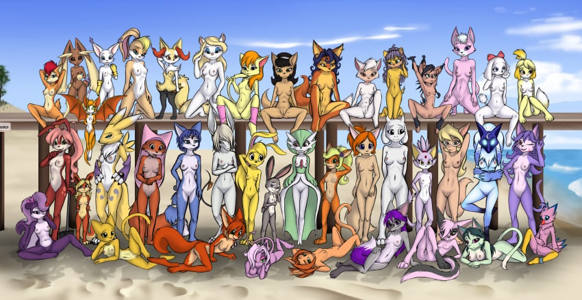 6+girls absurdres animal_crossing animaniacs anthro areola avian bat beach biyomon blaze_the_cat bow breasts callie_briggs canine caprine carmelita_fox cleo_catillac clitoral_hood clitoris coco_bandicoot crash_(series) crescent crossover digimon disney dreamkeepers dust:_an_elysian_tail eastern_and_western_character eeveelution espeon fay feline female female_focus female_only fidget fifi_la_fume final_fantasy final_fantasy_ix flat_chest fox freya freya_crescent furry gardevoir gatomon generation_3_pokemon generation_4_pokemon generation_6_pokemon ginger ginger_(elysian_tail) glasses goat group haley_(elysian_tail) hedgehog highres isabelle_(animal_crossing) jackrabbit jak_and_daxter judy_hopps kat katia_managan katt kindred kitty_katswell lagomorph lamb_(league_of_legends) league_of_legends lilith lori_jackrabbit maid_marian mammal mancoin medium_breasts minerva_mink mink multiple_girls mustelid namah nintendo nipples no_bra no_humans no_panties nude nude_female opera pokemon pokemon_(species) prequel presenting presenting_pussy public pussy rabbit renamon riot_games robin_hood_(disney) sawyer_(cats_don't_dance) scarlet seaside skunk sly_cooper_(series) small_breasts sonic_(series) spaniel spread_legs spreading square_enix swat_kats tess_(jak_and_daxter) tess_(ottsel;_jak_and_daxter) the_catillac_cats the_elder_scrolls tiny_toon_adventures toriel undertale vance vi viriathus warner_brothers zootopia