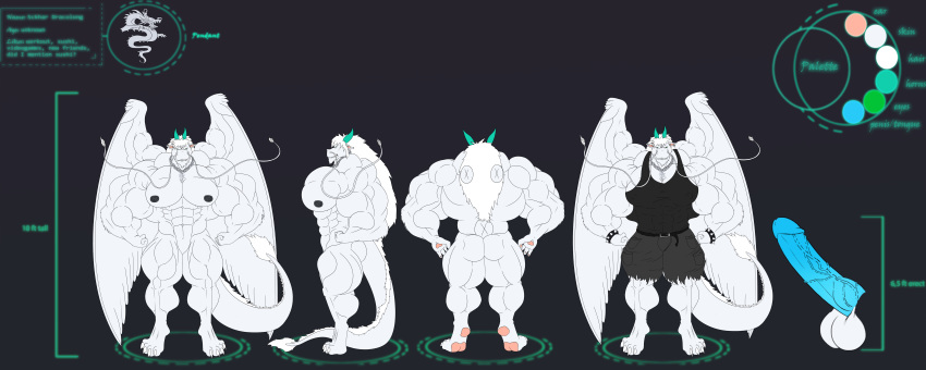 absurd_res angel_dragon anthro collaboration dragon erection hi_res hyper hyper_muscles male male_only muscular penis sckhar sckhar_dracolung solo zaaraki zerozero