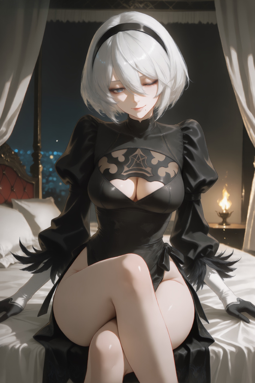 Yorha 2b (Nier: Automata) Rule 34 Image