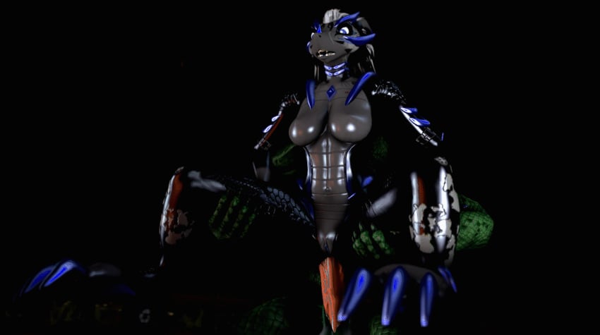 2017 3d alilkira animated anthro balls breasts female fury_4k hi_res open_mouth penis pussy sex source_filmmaker